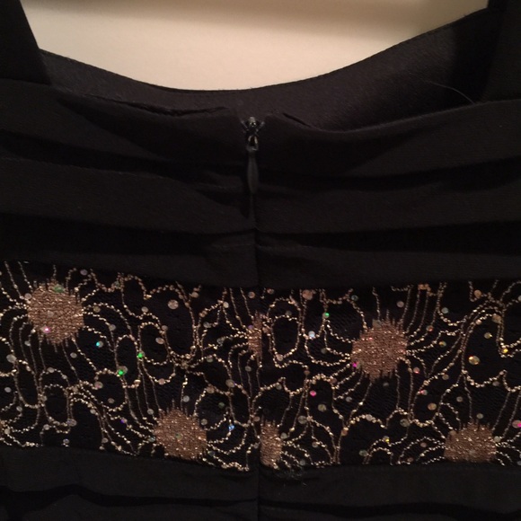 Black Dress Sparkle and stretchy Size 10 - Picture 7 of 8